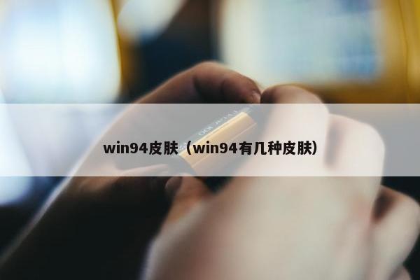 win94皮肤（win94有几种皮肤）