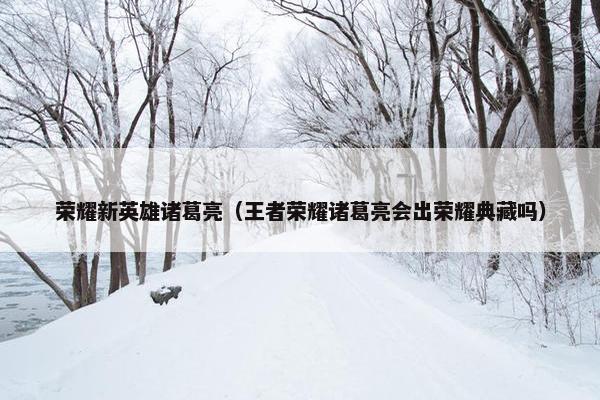 荣耀新英雄诸葛亮（王者荣耀诸葛亮会出荣耀典藏吗）