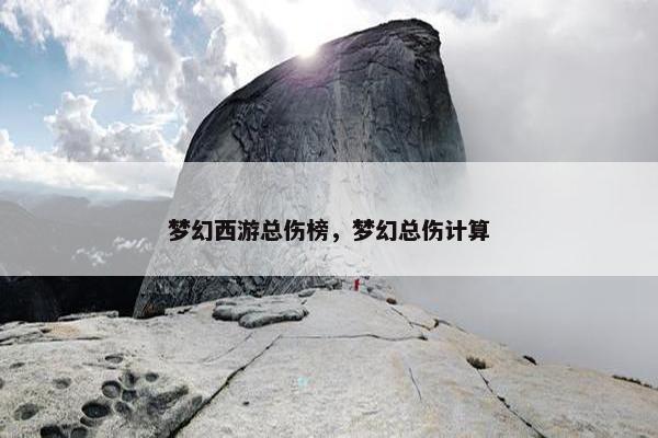 梦幻西游总伤榜，梦幻总伤计算