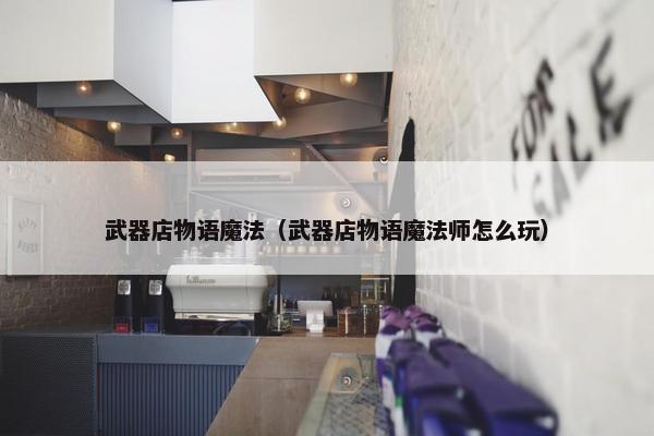 武器店物语魔法（武器店物语魔法师怎么玩）