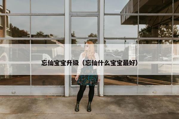 忘仙宝宝升级（忘仙什么宝宝最好）