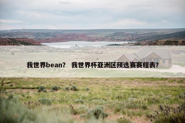 我世界bean？ 我世界杯亚洲区预选赛赛程表？