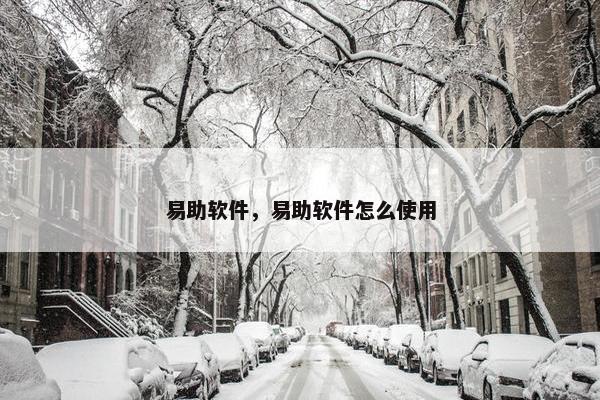 易助软件，易助软件怎么使用