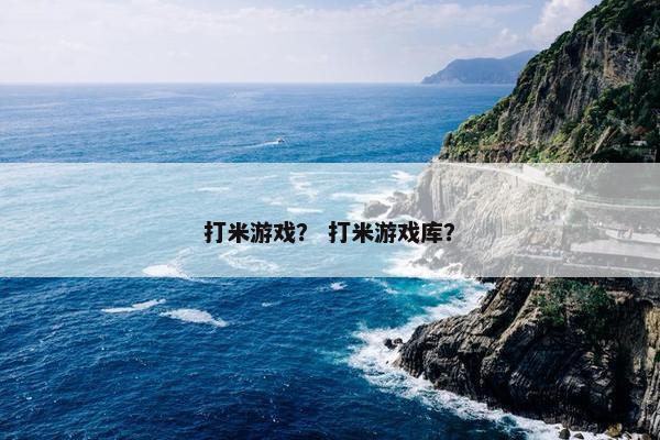 打米游戏？ 打米游戏库？