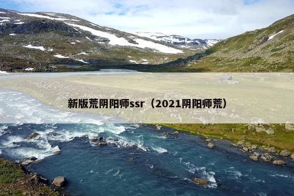 新版荒阴阳师ssr（2021阴阳师荒）