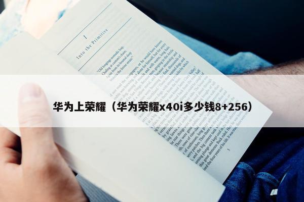华为上荣耀（华为荣耀x40i多少钱8+256）