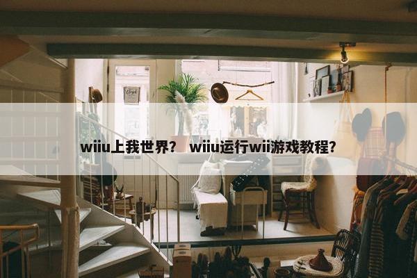 wiiu上我世界？ wiiu运行wii游戏教程？