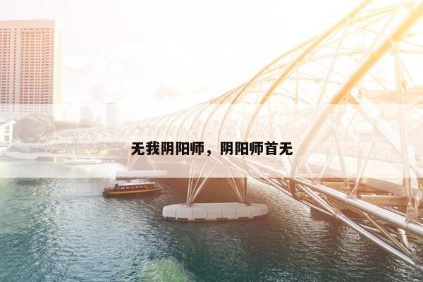 无我阴阳师，阴阳师首无