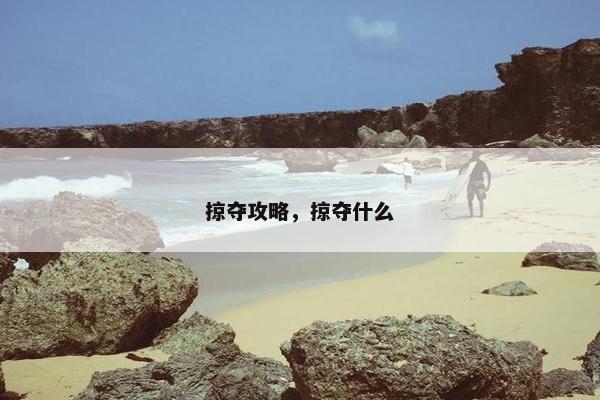 掠夺攻略，掠夺什么
