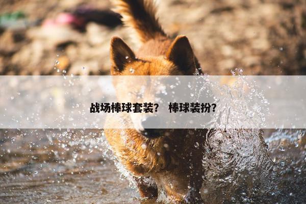 战场棒球套装？ 棒球装扮？