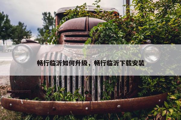 畅行临沂如何升级，畅行临沂下载安装
