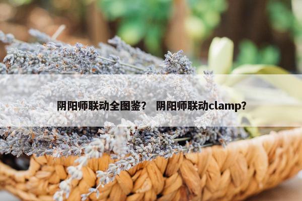 阴阳师联动全图鉴？ 阴阳师联动clamp？