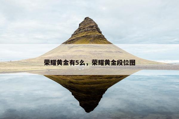 荣耀黄金有5么，荣耀黄金段位图