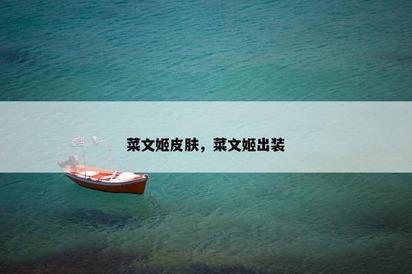 菜文姬皮肤，菜文姬出装