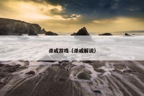 杀戒游戏（杀戒解说）