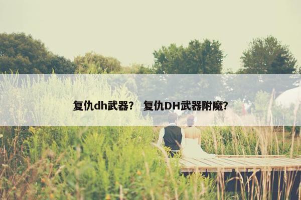 复仇dh武器？ 复仇DH武器附魔？