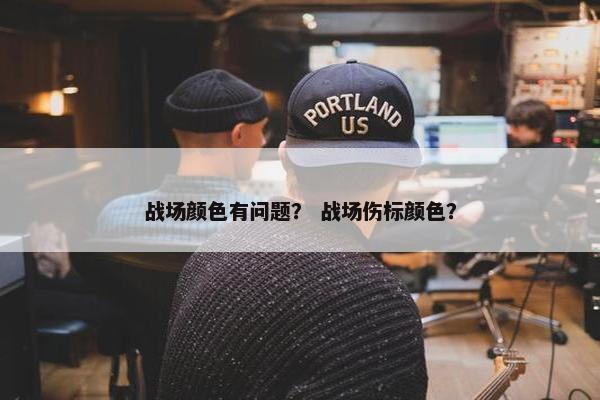战场颜色有问题？ 战场伤标颜色？
