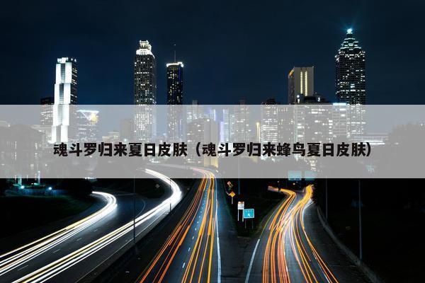 魂斗罗归来夏日皮肤（魂斗罗归来蜂鸟夏日皮肤）