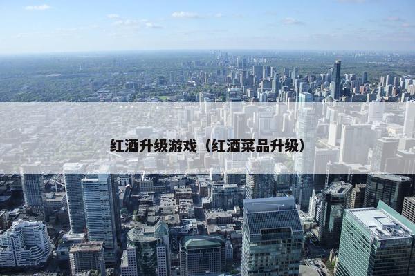 红酒升级游戏（红酒菜品升级）