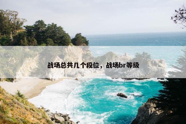 战场总共几个段位，战场br等级