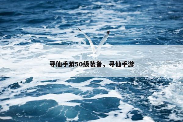 寻仙手游50级装备，寻仙手游