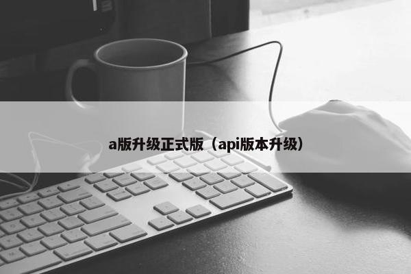 a版升级正式版（api版本升级）