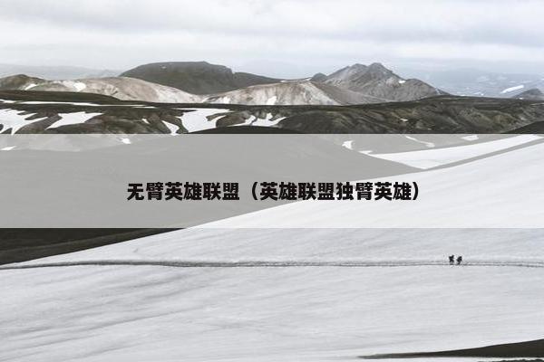 无臂英雄联盟（英雄联盟独臂英雄）