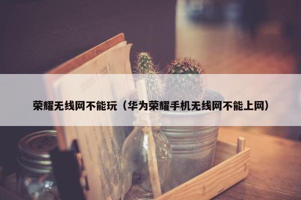 荣耀无线网不能玩（华为荣耀手机无线网不能上网）