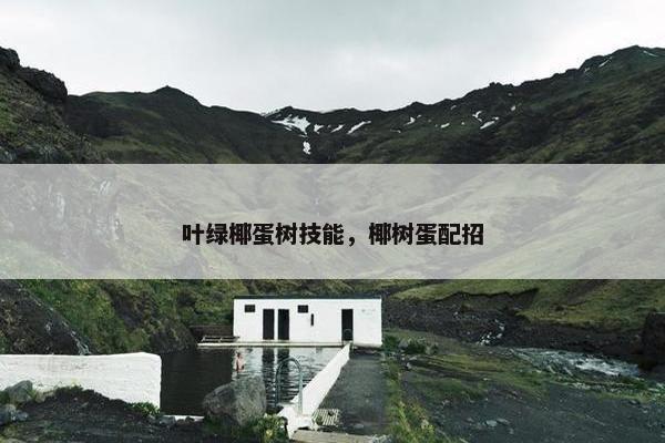 叶绿椰蛋树技能，椰树蛋配招