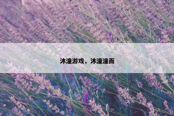 沐潼游戏，沐潼潼而