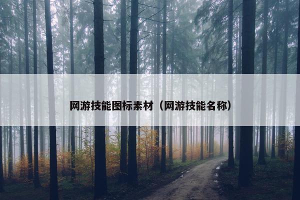 网游技能图标素材（网游技能名称）