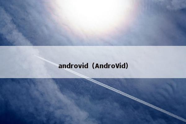 androvid（AndroVid）