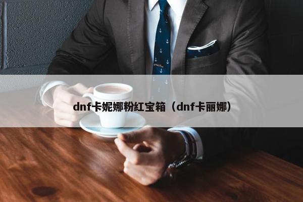 dnf卡妮娜粉红宝箱（dnf卡丽娜）