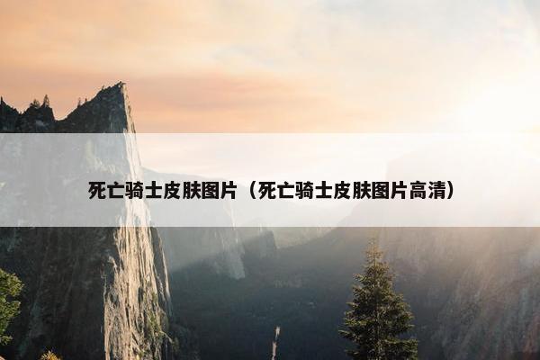 死亡骑士皮肤图片（死亡骑士皮肤图片高清）