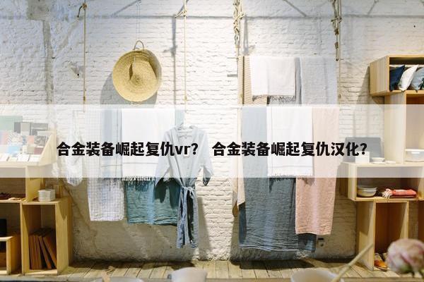 合金装备崛起复仇vr？ 合金装备崛起复仇汉化？