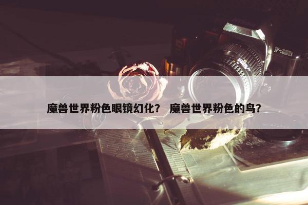 魔兽世界粉色眼镜幻化？ 魔兽世界粉色的鸟？