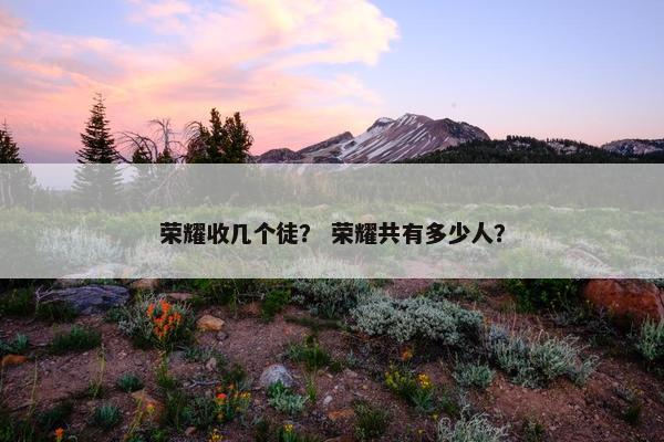 荣耀收几个徒？ 荣耀共有多少人？