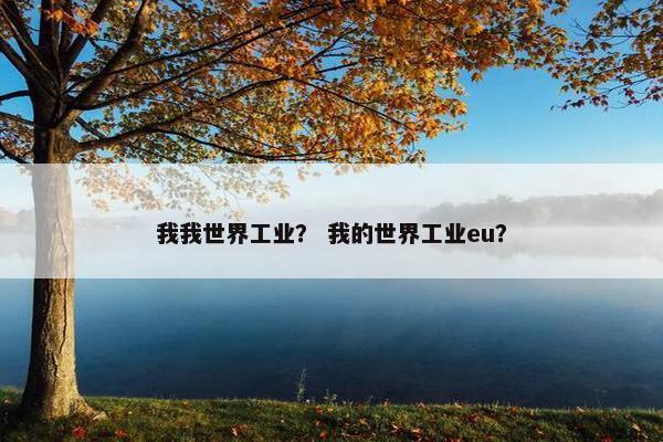 我我世界工业？ 我的世界工业eu？