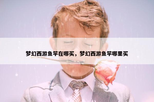 梦幻西游鱼竿在哪买，梦幻西游鱼竿哪里买