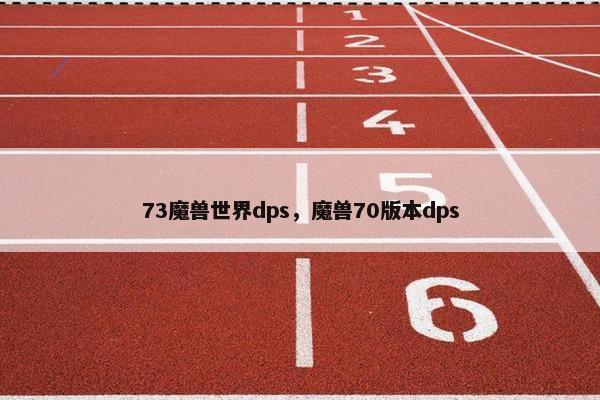 73魔兽世界dps，魔兽70版本dps