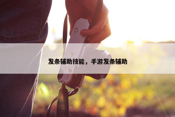 发条辅助技能，手游发条辅助