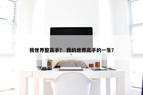 我世界整高手？ 我的世界高手的一生？