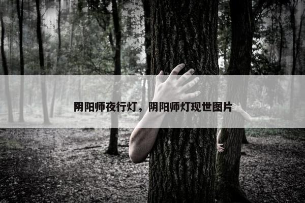 阴阳师夜行灯，阴阳师灯现世图片