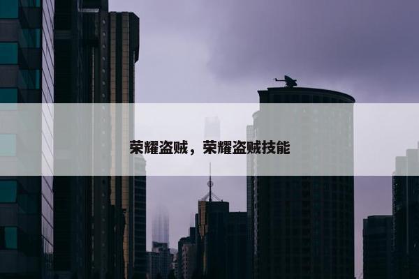 荣耀盗贼，荣耀盗贼技能