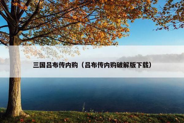 三国吕布传内购（吕布传内购破解版下载）
