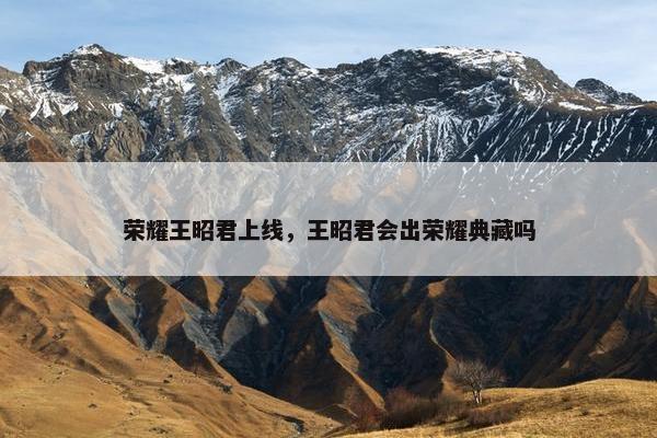 荣耀王昭君上线，王昭君会出荣耀典藏吗