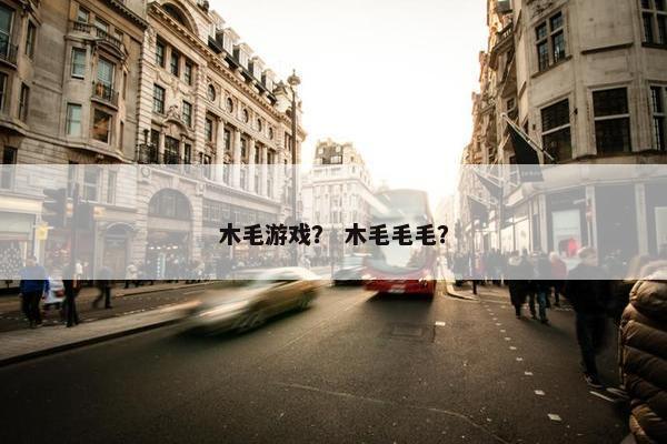 木毛游戏？ 木毛毛毛？