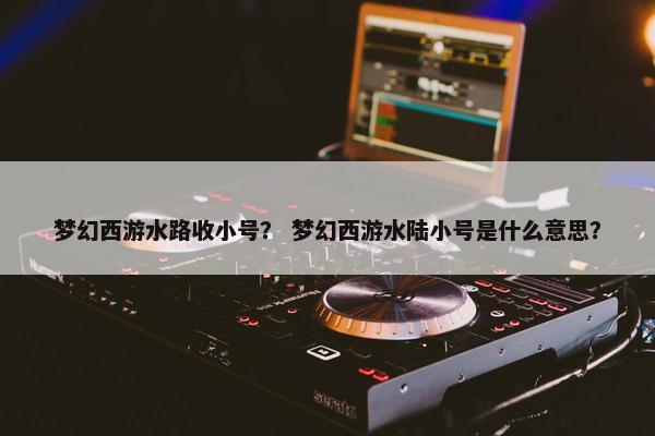 梦幻西游水路收小号？ 梦幻西游水陆小号是什么意思？