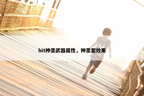 hit神圣武器属性，神圣套效果