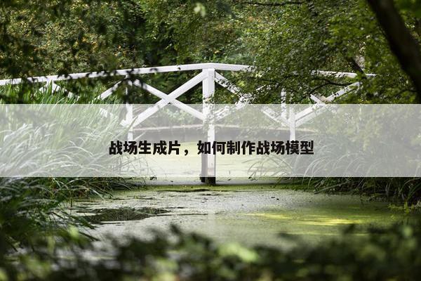战场生成片，如何制作战场模型